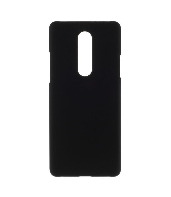 Zwart Hardcase Hoesje voor de OnePlus 8