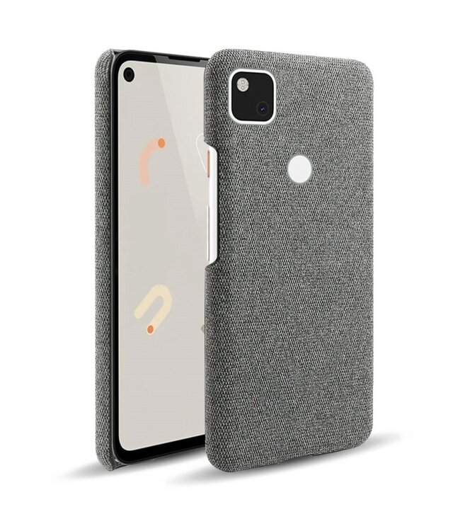 Ksq KSQ Grijs Hardcase Hoesje voor de Google Pixel 4a