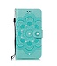 Cyaan Mandala Bookcase Hoesje voor de Honor 9X