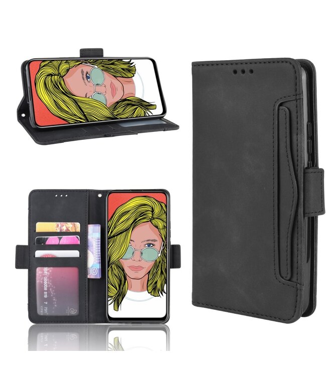 Zwart Bookcase Hoesje voor de Honor 9X