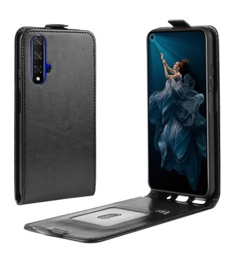 Zwart Flipcase Hoesje Honor 20