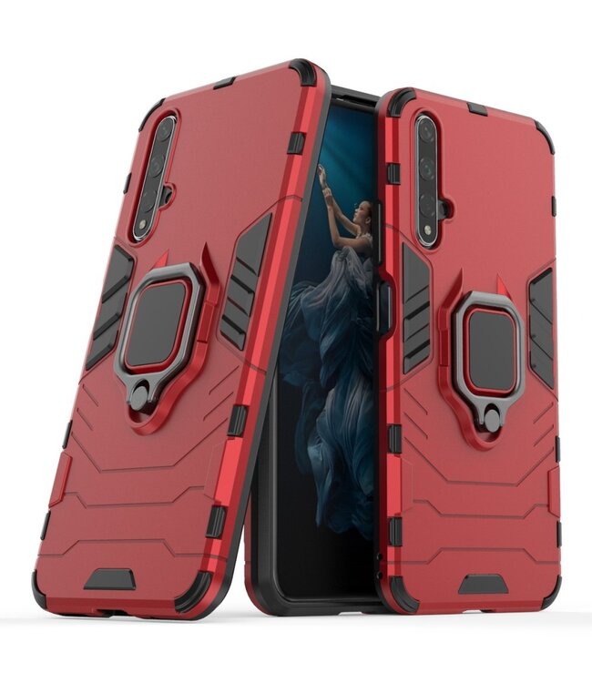 Rood Hybrid Hoesje voor de Honor 20