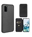 Zwart Slim Bookcase Hoesje voor de Samsung Galaxy S20 FE