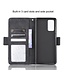 Zwart Wallet Bookcase Hoesje voor de Samsung Galaxy S20 FE
