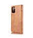 DG.Ming Bruin 2-in-1 Bookcase Hoesje voor de Samsung Galaxy S20 FE
