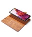 DG.Ming Bruin 2-in-1 Bookcase Hoesje voor de Samsung Galaxy S20 FE