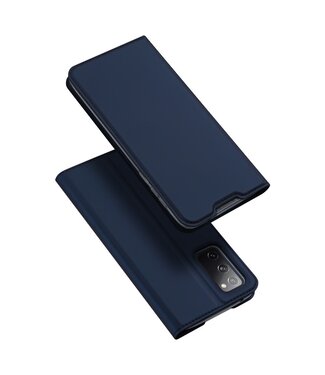 Dux Ducix Blauw Bookcase Hoesje Samsung Galaxy S20 FE