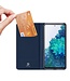 Dux Ducix Dux Ducix Blauw Bookcase Hoesje voor de Samsung Galaxy S20 FE