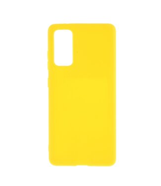 Geel Mat TPU Hoesje Samsung Galaxy S20 FE