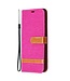 Roze Jeans Bookcase Hoesje voor de Samsung Galaxy S20 FE