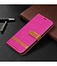 Roze Jeans Bookcase Hoesje voor de Samsung Galaxy S20 FE