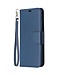 Blauw Litchee Bookcase Hoesje voor de Samsung Galaxy S20 FE