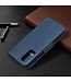 Blauw Litchee Bookcase Hoesje voor de Samsung Galaxy S20 FE