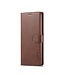 LC.IMEEKE LC.IMEEKE Bruin Modern Bookcase Hoesje voor de Samsung Galaxy S20 FE