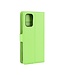 Groen Litchee Bookcase Hoesje voor de Samsung Galaxy S20 FE