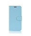 Blauw Litchee Bookcase Hoesje voor de Samsung Galaxy S20 FE