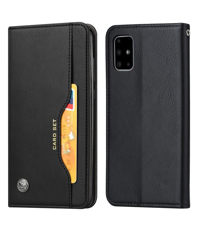 Zwart Portemonnee Bookcase Hoesje voor de Samsung Galaxy S20 FE