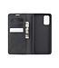 Zwart Silky Touch Bookcase Hoesje voor de Samsung Galaxy S20 FE