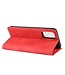 Rood Silky Touch Bookcase Hoesje voor de Samsung Galaxy S20 FE