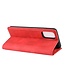 Rood Silky Touch Bookcase Hoesje voor de Samsung Galaxy S20 FE