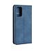 Blauw Silky Touch Bookcase Hoesje voor de Samsung Galaxy S20 FE