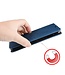 Blauw Silky Touch Bookcase Hoesje voor de Samsung Galaxy S20 FE