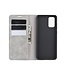 Grijs Silky Touch Bookcase Hoesje voor de Samsung Galaxy S20 FE
