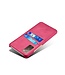 Ksq KSQ Roze Pasjeshouders Faux Lederen Hoesje voor de Samsung Galaxy S20 FE