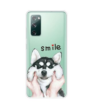 Hond Smile TPU Hoesje Samsung Galaxy S20 FE