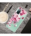 Roze bloemen TPU Hoesje voor de Samsung Galaxy S20 FE