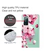 Roze bloemen TPU Hoesje voor de Samsung Galaxy S20 FE