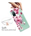 Roze bloemen TPU Hoesje voor de Samsung Galaxy S20 FE