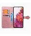 Rosegoud Mandala Bookcase Hoesje voor de Samsung Galaxy S20 FE