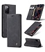 CaseMe Caseme Zwart Slim Bookcase Hoesje voor de Samsung Galaxy S20 FE