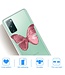 Elegante vlinder TPU Hoesje voor de Samsung Galaxy S20 FE