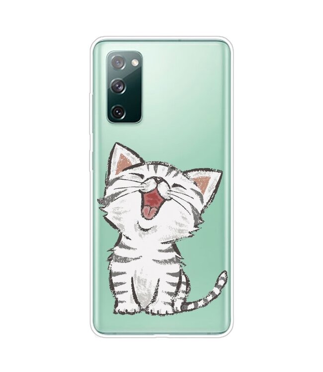 Kat TPU Hoesje voor de Samsung Galaxy S20 FE