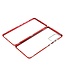 Rood Tweezijdig Metaal + Tempered Glass Hoesje voor de Samsung Galaxy S20 FE