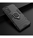 Zwart Ring Houder Hybrid Hoesje voor de Samsung Galaxy S20 FE