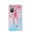 Bloemen Bookcase Hoesje voor de Samsung Galaxy S20 FE