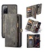 Caseme Grijs Multifunctioneel Bookcase Hoesje voor de Samsung Galaxy S20 FE