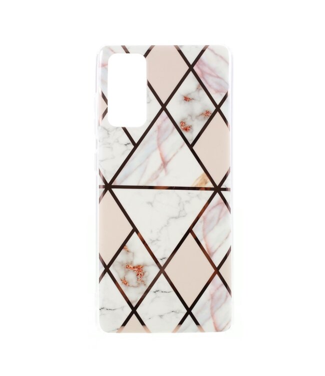 Marmer design TPU Hoesje voor de Samsung Galaxy S20 FE