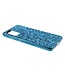 Blauw Glitter Hybrid Hoesje voor de Samsung Galaxy S20 FE