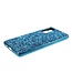 Blauw Glitter Hybrid Hoesje voor de Samsung Galaxy S20 FE