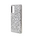 Zilver Glitter Hybrid Hoesje voor de Samsung Galaxy S20 FE
