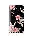 Roze Bloemen Bookcase Hoesje voor de Samsung Galaxy S20 FE