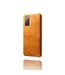 Oranje Faux Lederen Hoesje voor de Samsung Galaxy S20 FE