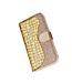 Goud Bling Bling Bookcase Hoesje voor de Samsung Galaxy S20 FE