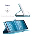 Vili DMX Vili K Blauw Stoffen Bookcase Hoesje voor de Samsung Galaxy S20 FE