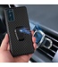 Zwart Carbon Hardcase Hoesje voor de Samsung Galaxy S20 FE