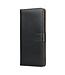 Zwart Split Leren Bookcase Hoesje voor de Samsung Galaxy S20 FE